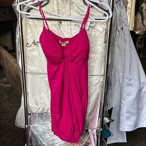 Forever 21 Fuchsia Twist-Front Top